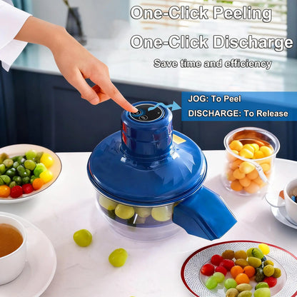 Automatic Electric Fruit Peeler Intelligent Peeling Machine Portable Wireless Grape/tomato/Garlic Peeler for Home Fast Kitchen Beauty World Shop