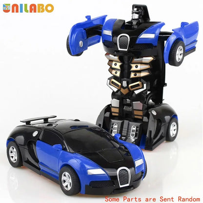 Amazing Transforming Sports Car Deformation Toy, Inertial Sliding Racing Bike, Automatic Transform, Incredible Boys Gift Idea! Beauty Fashion