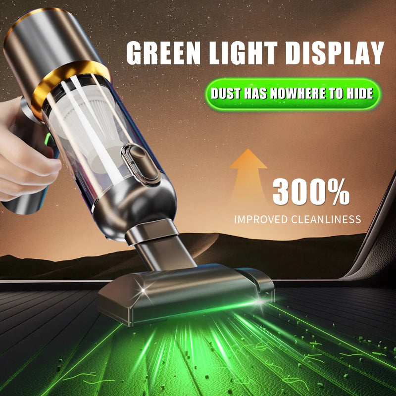 CENRR 998000PA Car Vacuum Cleaner Strong Suction Cordless Wireless Cleaner Handheld Portable Vacuum Cleaner Cleaning Machine Beauty World Shop