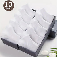 10 Pairs White