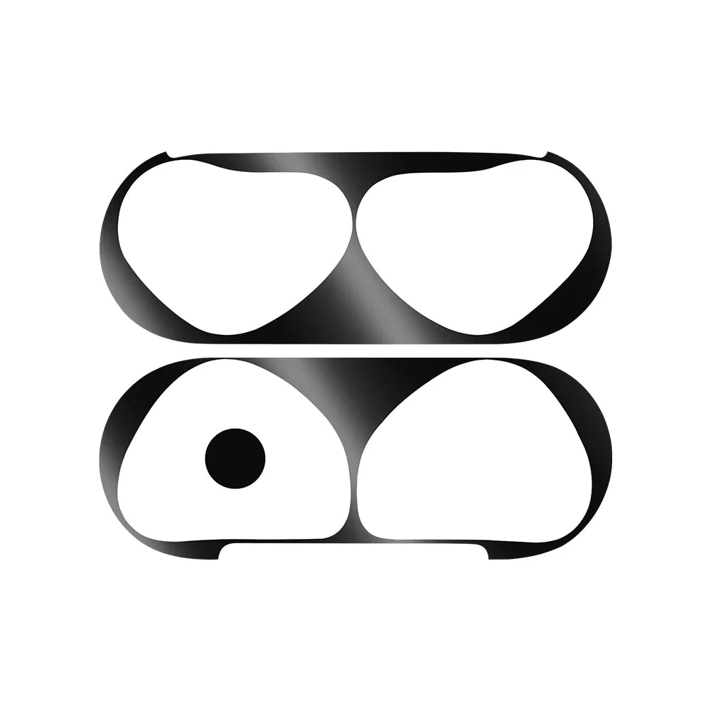 For AirPods 4 Sticker Earphone Case Metal Dustproof Scratch Resistant Sticker Cover For Airpods 4 4th 2024 Gen Protective Film