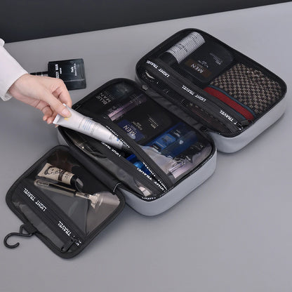 Waterproof Hanging Toiletry Bag Large Capacity Portable Travel Necessaire Case Cosmetic Bag for Men Women Wash Pouch Beauty World Shop