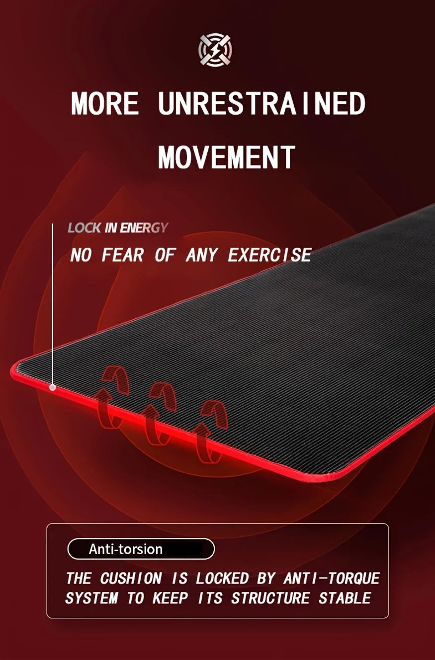 10MM Extra Thick 183cmX62cm Yoga Mats NBR Non-slip Exercise Mat Fitness Tasteless Pilates Workout Gym Mats With Bandage Beauty World Shop