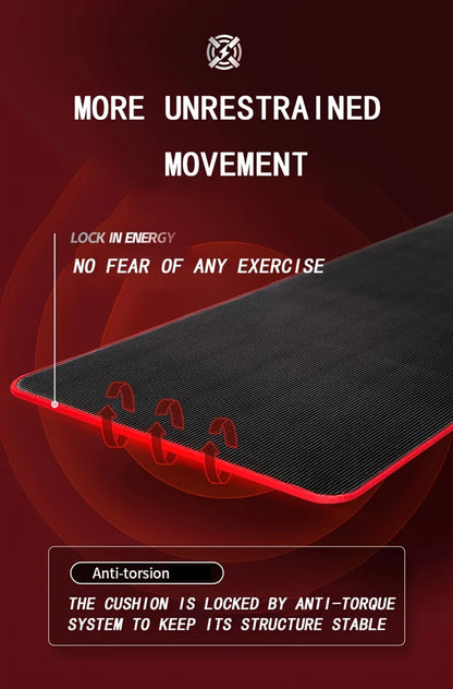 10MM Extra Thick 183cmX62cm Yoga Mats NBR Non-slip Exercise Mat Fitness Tasteless Pilates Workout Gym Mats With Bandage Beauty World Shop