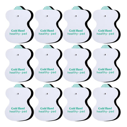 Button Electrode Pads Reusable Massage Patch for Tens Electrodes Massage 3.5mm Plug Body Massager Accessories Beauty World Shop