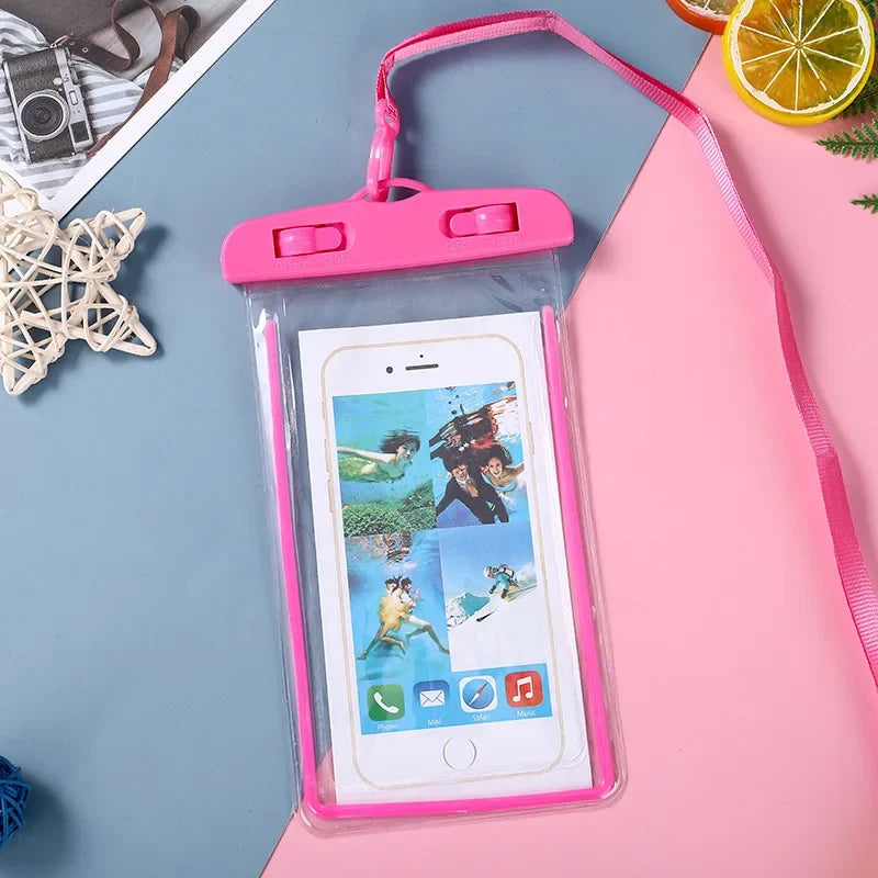 Swimming Bag Universal Mobile Phone Waterproof   Pouch I Xiaomi Huawei Samsung Drifting  Pool Accessories Beauty World Shop