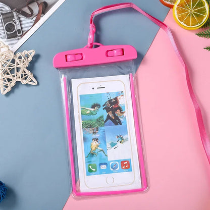 Swimming Bag Universal Mobile Phone Waterproof   Pouch I Xiaomi Huawei Samsung Drifting  Pool Accessories Beauty World Shop