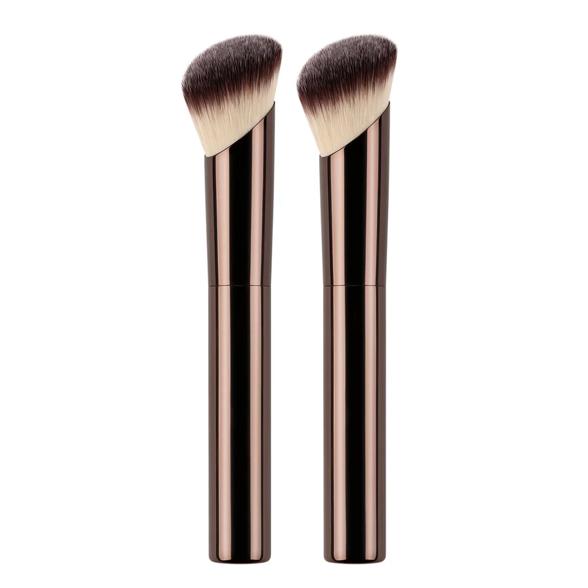 1pc Professional Foundation Brush Set, Beveled Tubular Makeup Brush, Makeup Tools With Soft Fiber For Easy Carrying, Brush For T Beauty World Shop
