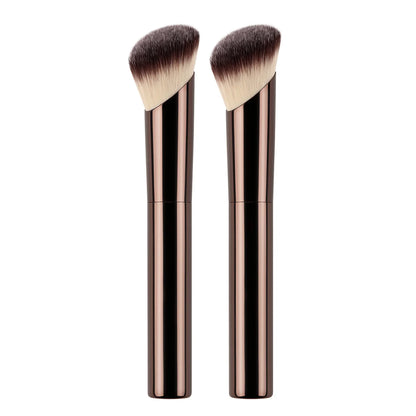 1pc Professional Foundation Brush Set, Beveled Tubular Makeup Brush, Makeup Tools With Soft Fiber For Easy Carrying, Brush For T Beauty World Shop