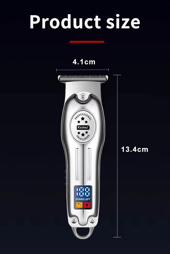 Kemei KM-2628 KM-678 KM-2024 USB Rechargeable Hair Clipper Professional Cordless Men Hair Trimmer Men's Hair Cutting Machine Beauty Trend Shop