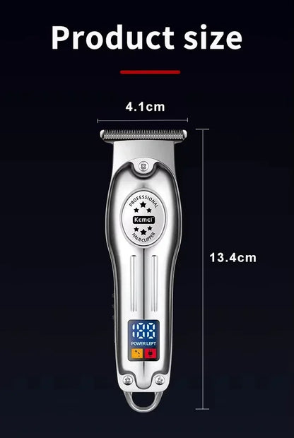 Kemei KM-2628 KM-678 KM-2024 USB Rechargeable Hair Clipper Professional Cordless Men Hair Trimmer Men's Hair Cutting Machine Beauty Trend Shop