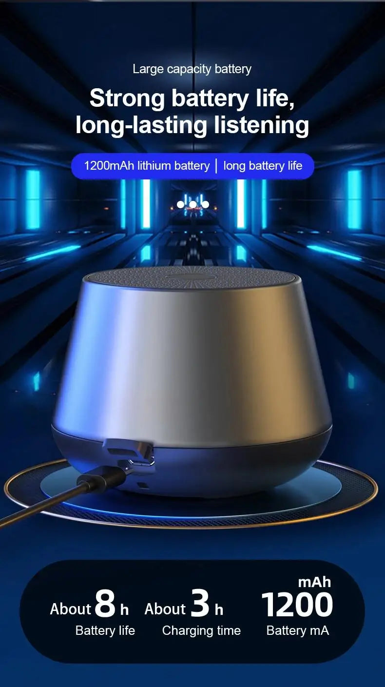 Original Mini Bluetooth 5.0 Speaker Big Audio With Deep Bass Sound Outdoor Soundbox Music Portable Camping Loudspeaker