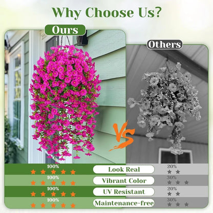 1/2Pcs Artificial Flowers Vine Morning Glory Wedding Bridal Home Room Table Festival Decor Outdoor Yard Garden Arch DIY Gift Box Beauty World Shop