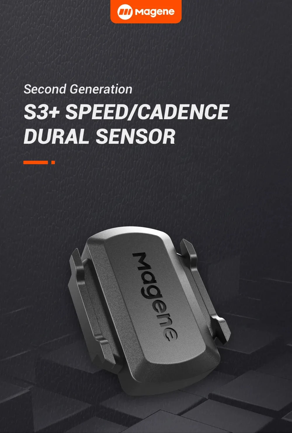 MAGENE Computer Speedometer ANT+ Speed And Cadence Dual Sensor Bike Speed And Cadence Ant+ Suitable For GARMIN IGPSPORT Bryton Beauty World Shop