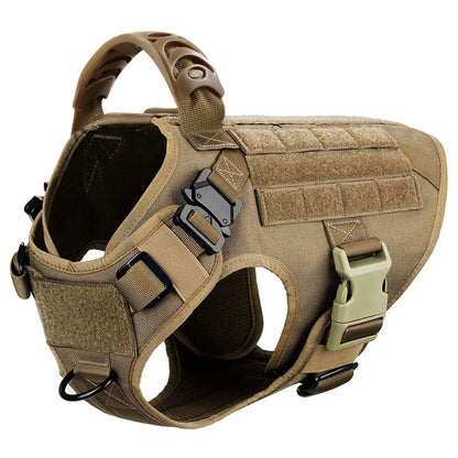 Military Large Dog Harness Training Pet Vest for French Bulldog German Shepherd Malinois Tactical Harnesses For Dogs Accessories Beauty World Shop