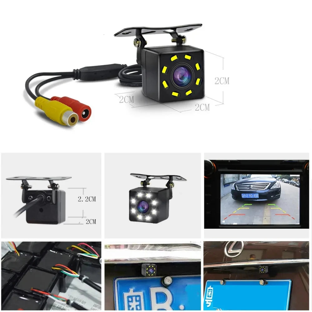 Easy Installation 4.3Inch or Rear View Camera Monitor Screen Reversing Camera for Car Parking Parking System Camera for Vehicle Beauty World Shop