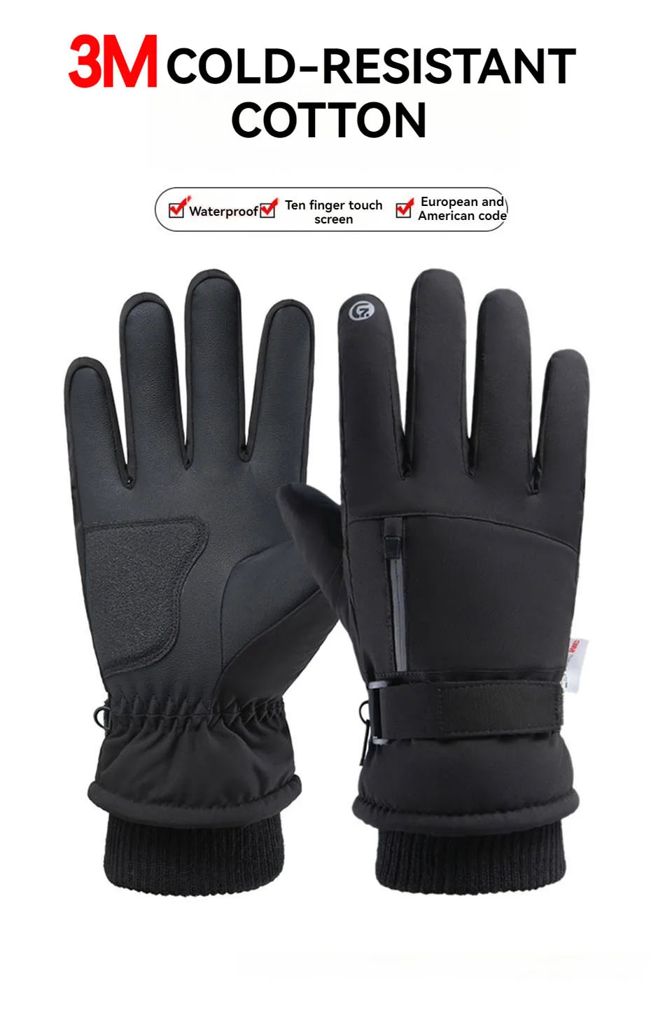 GTUBIKE Waterproof Men’s Women’s Winter Cycling Gloves Thermal Touchscreen Ski Gloves for Running Outdoor Sports Gloves Beauty World Shop