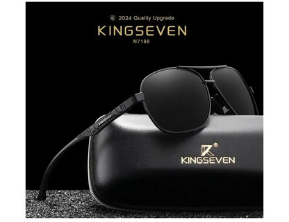 KINGSEVEN Polarized Aluminum Sunglasses Men UV400 HD Lens Pilot Eye Protection Photochromic Glasses Women Night Vision Eyewear Beauty World Shop