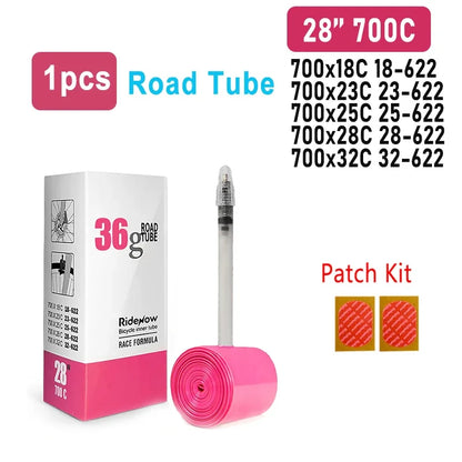 RideNow TPU Bike Inner Tube 700C 700x18 23 25 28 32 35 37 40 47C  Ultralight Gravel Tire MTB Bicycle 29x1.5 1.75 TPU Inner Tube Beauty World Shop