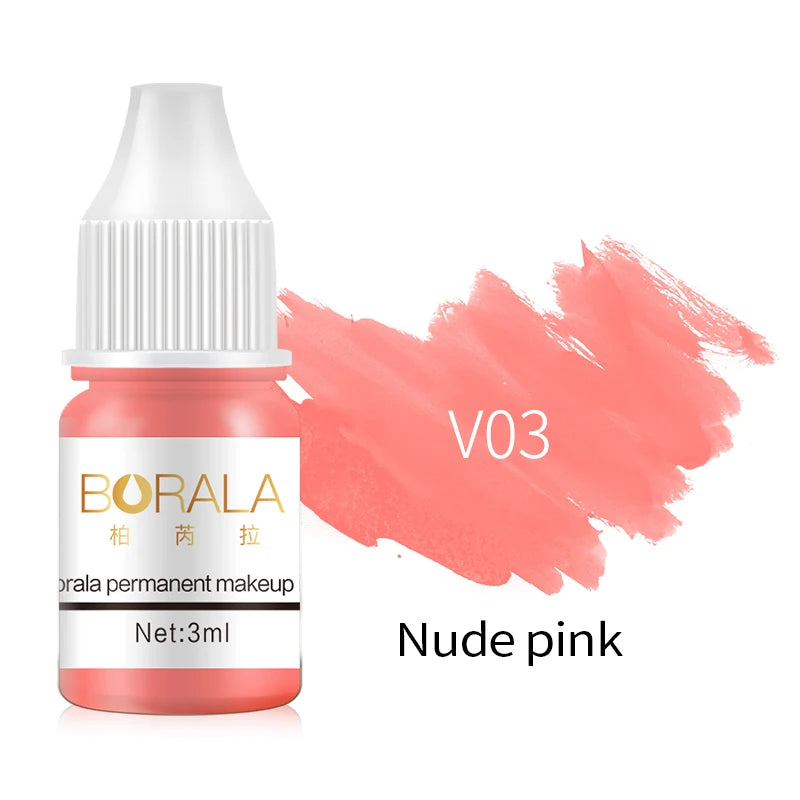 Borala 26 Colors 3ML Permanent Makeup Tattoo Lips Eyebrows Eyeliners Pigments Sample Size Tattoo Pigments Beauty Art Women Use Beauty World Shop