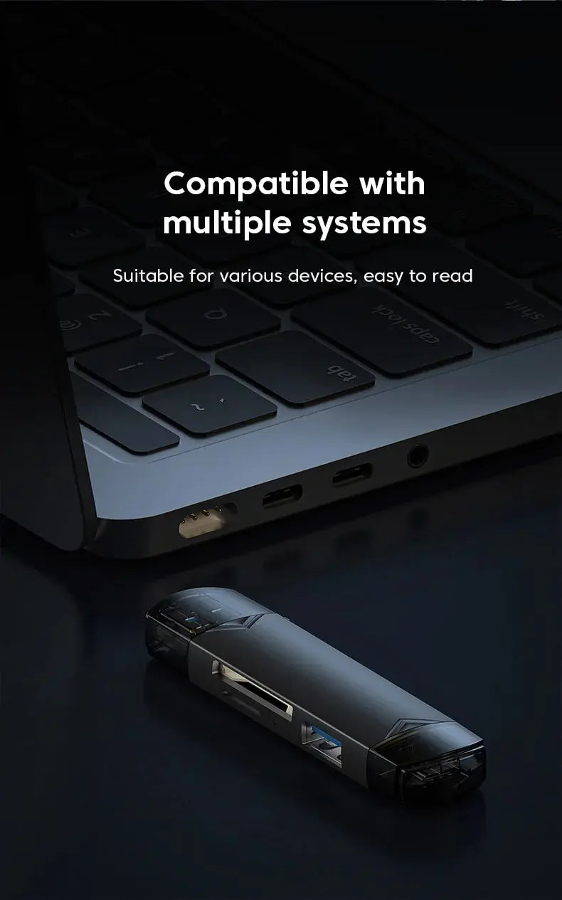 6 In 1 Multifunction Usb 3.0 Card Reader U Disk Type C/Micro Usb/Tf/Sd Flash Drive Memory Card Reading Adapter Phone Accessories Beauty World Shop