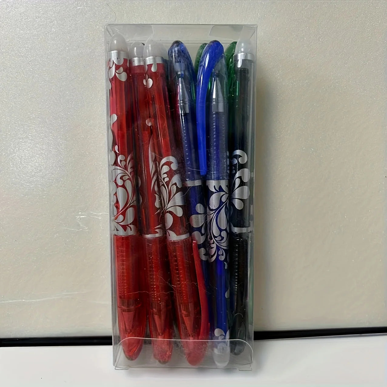 Boxed Multicolor Erasable Gel Pens, Medium Tip 0.5mm, Smooth Writing, Suitable for Office and Everyday Use, Christmas Present Beauty World Shop