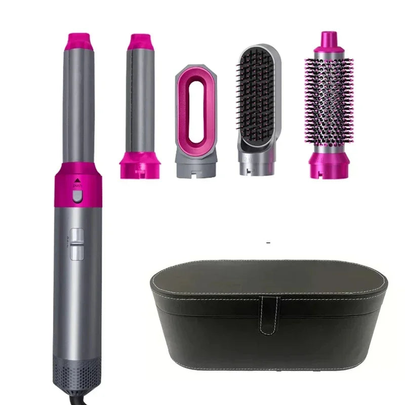 5 in 1 Hair Dryer Brush Hot Comb Set Professional Curling Iron Hair Straightener Styling Tool For Professional Hair Dryer Beauty World Shop