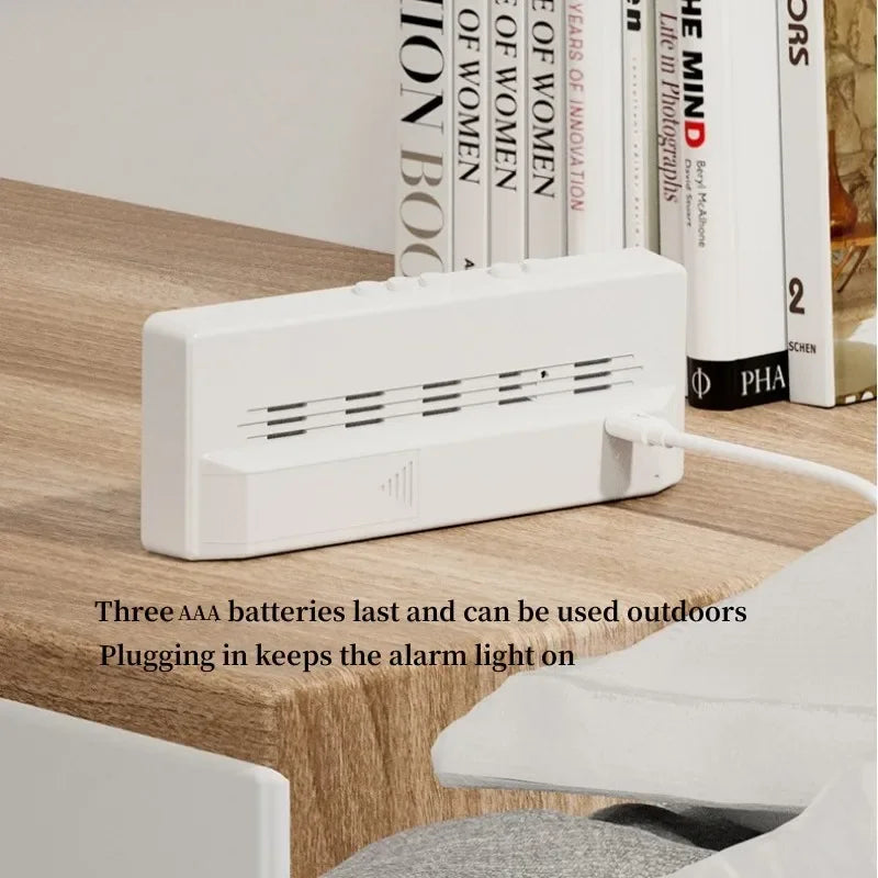 LED Electronic Mirror Alarm Clock Digital Clock Sound Control Temperature Clock Desktop Decoration Beauty World Shop