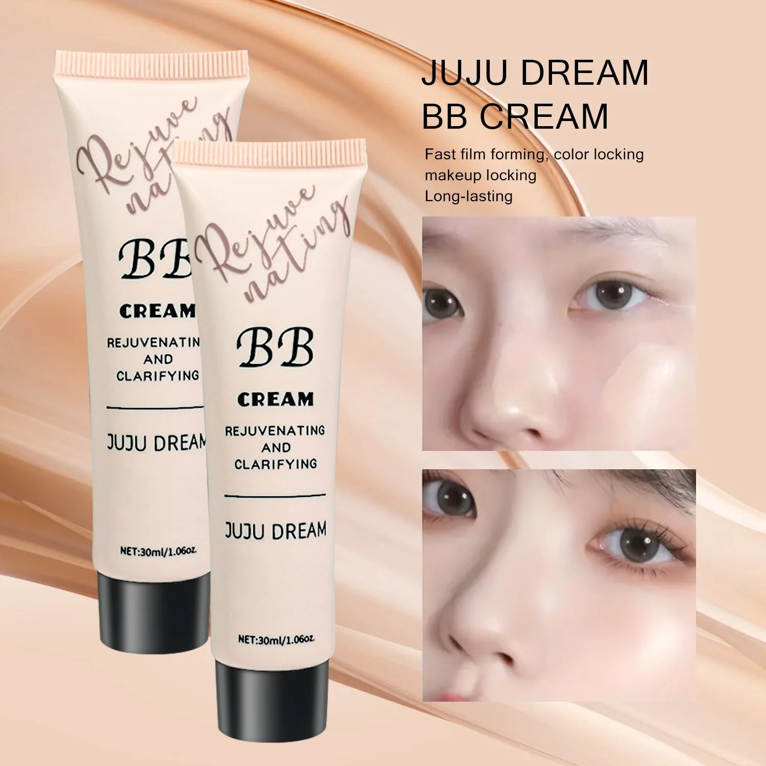 BB cream, isolation cream, liquid foundation, moisturizing, oil control, long-lasting makeup, milk, dry skin, and no powder Beauty World Shop