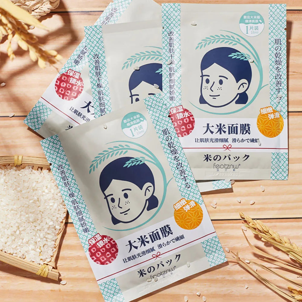 Fadinne Rice Mask — Hydrating, Moisturizing, and Water-Locking Formula for Soft and Supple Skin Beauty Trend Shop