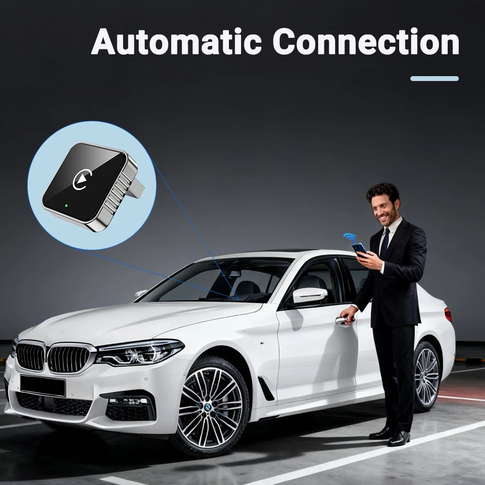 XUDA 2 in1 Wired to Wireless CarPlay Android Auto Adapter for OEM Car Stereo With USB Dongle Smart Mini Box Plug and Play Blueto Beauty World Shop