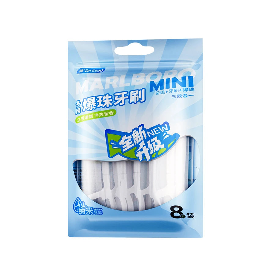 Portable Travel Toothbrush Mini Exploded Bead Toothbrush Disposable Adult Cleaning Toothbrush Individually Packaged Beauty World Shop