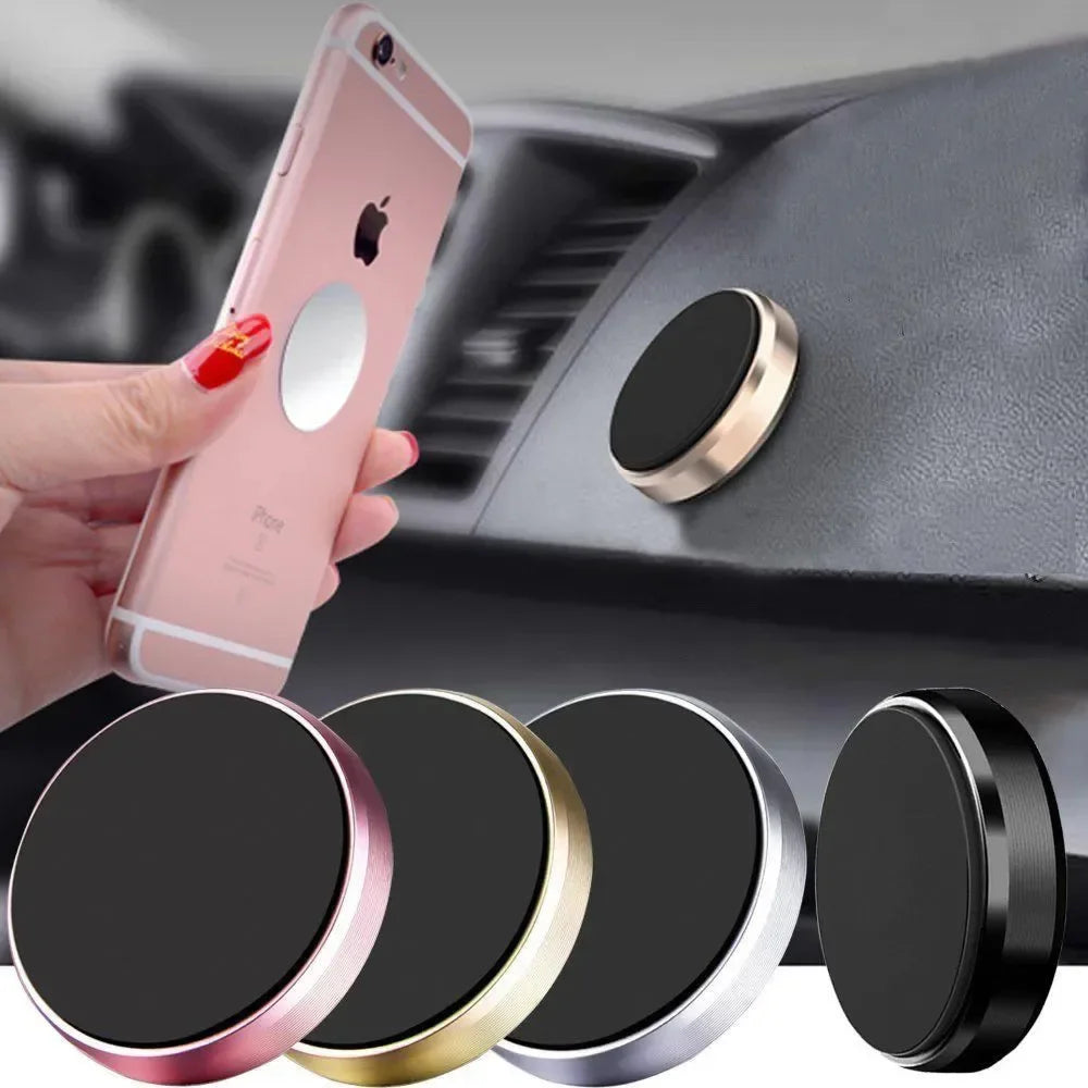 Magnetic Car Phone Holder Universal Car Phone Stand for iPhone Xiaomi Huawei Samsung Dashboard Wall Mounted Car Magnet Sticker Beauty World Shop