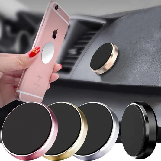 Magnetic Car Phone Holder Universal Car Phone Stand for iPhone Xiaomi Huawei Samsung Dashboard Wall Mounted Car Magnet Sticker Beauty World Shop