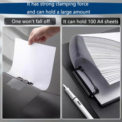 Frosted File Folder Student Test Paper Folder Data Storage Book Office Supplies Board File Folder Writing Board Single Folder Beauty World Shop