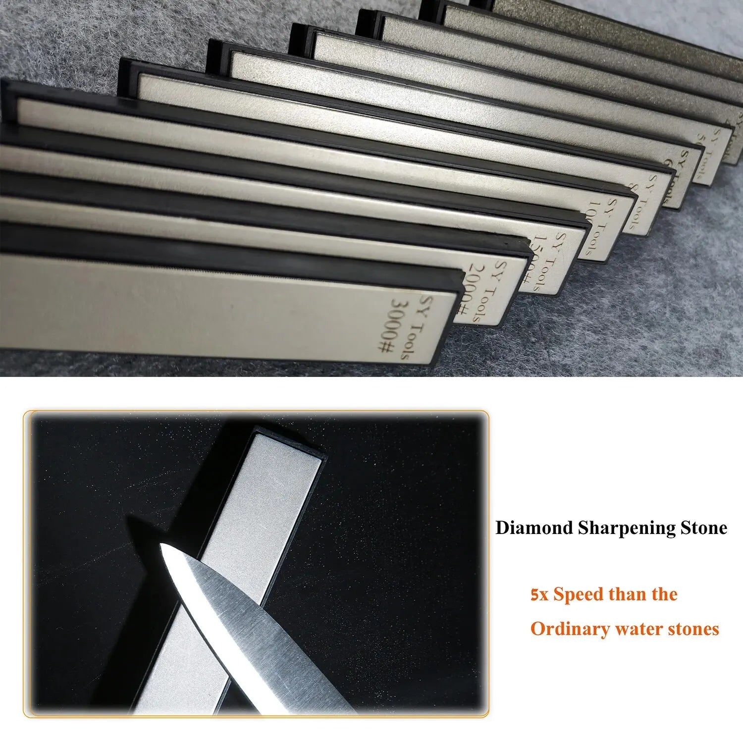 1pc Diamond Sharpening Stone for Home and Outdoor Knives Sharpens Blades Quickly and Easily For Apex Ruixin Pro Knife Sharpener Beauty World Shop