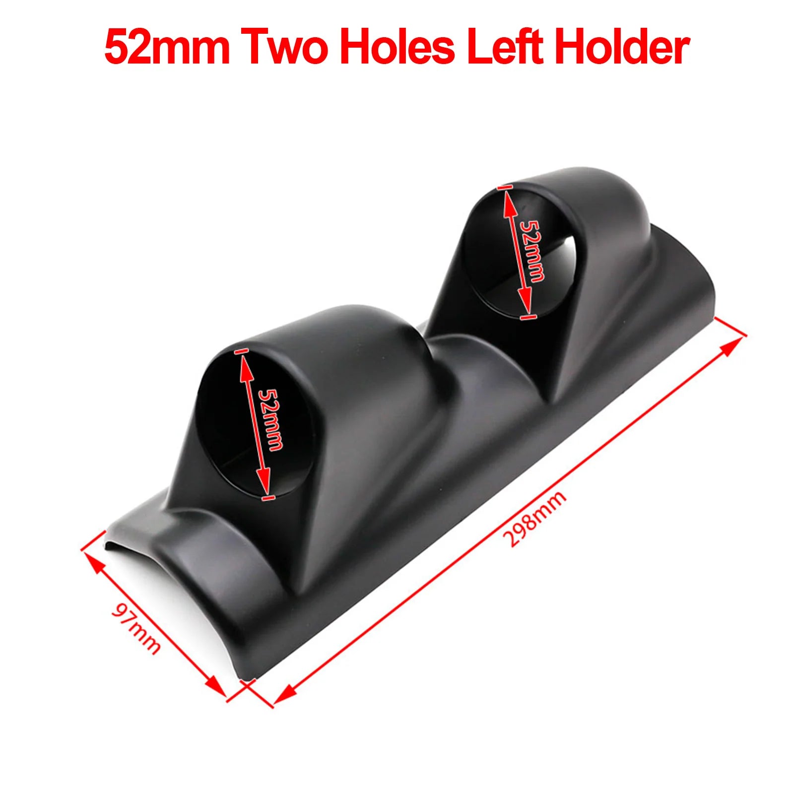 Universal 2INCH Car auto Gauge Holder 52mm manometer support Car Gauge Pod for Left Right Drive Car for 2 Inch 52mm Gauges Beauty World Shop