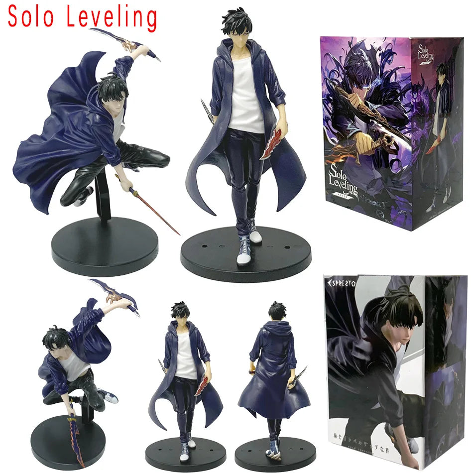 Solo Leveling Sung Jin woo Anime Figure Ore dake Level Up na Ken Shun Mizushino Anime Figures Collectible Model Doll Toys Gifts Beauty World Shop