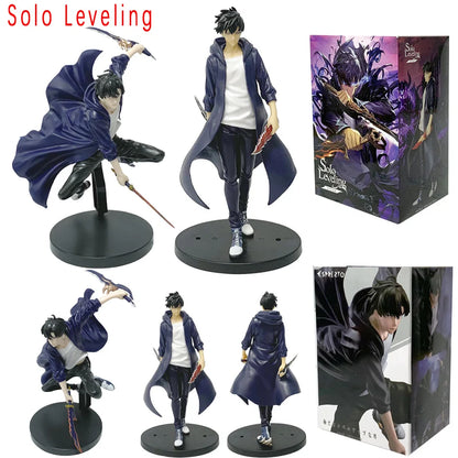 Solo Leveling Sung Jin woo Anime Figure Ore dake Level Up na Ken Shun Mizushino Anime Figures Collectible Model Doll Toys Gifts Beauty World Shop