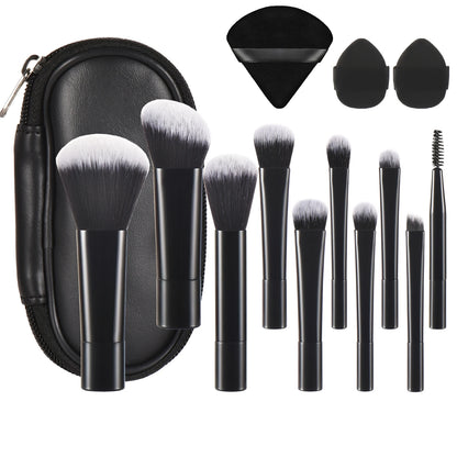 10 color Mini makeup brush Travel portable Makeup Tool Makeup Puff - Palm Brush Professional Makeup tool set Christmas gift Beauty World Shop