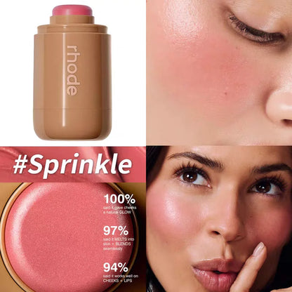 Brand skin Balm Jelly Bean Lip Gloss Spicy Marg Juice Box Pocket Blush Stick Non-fading Waterproof Blusher Moisturizing Lipstick Beauty World Shop