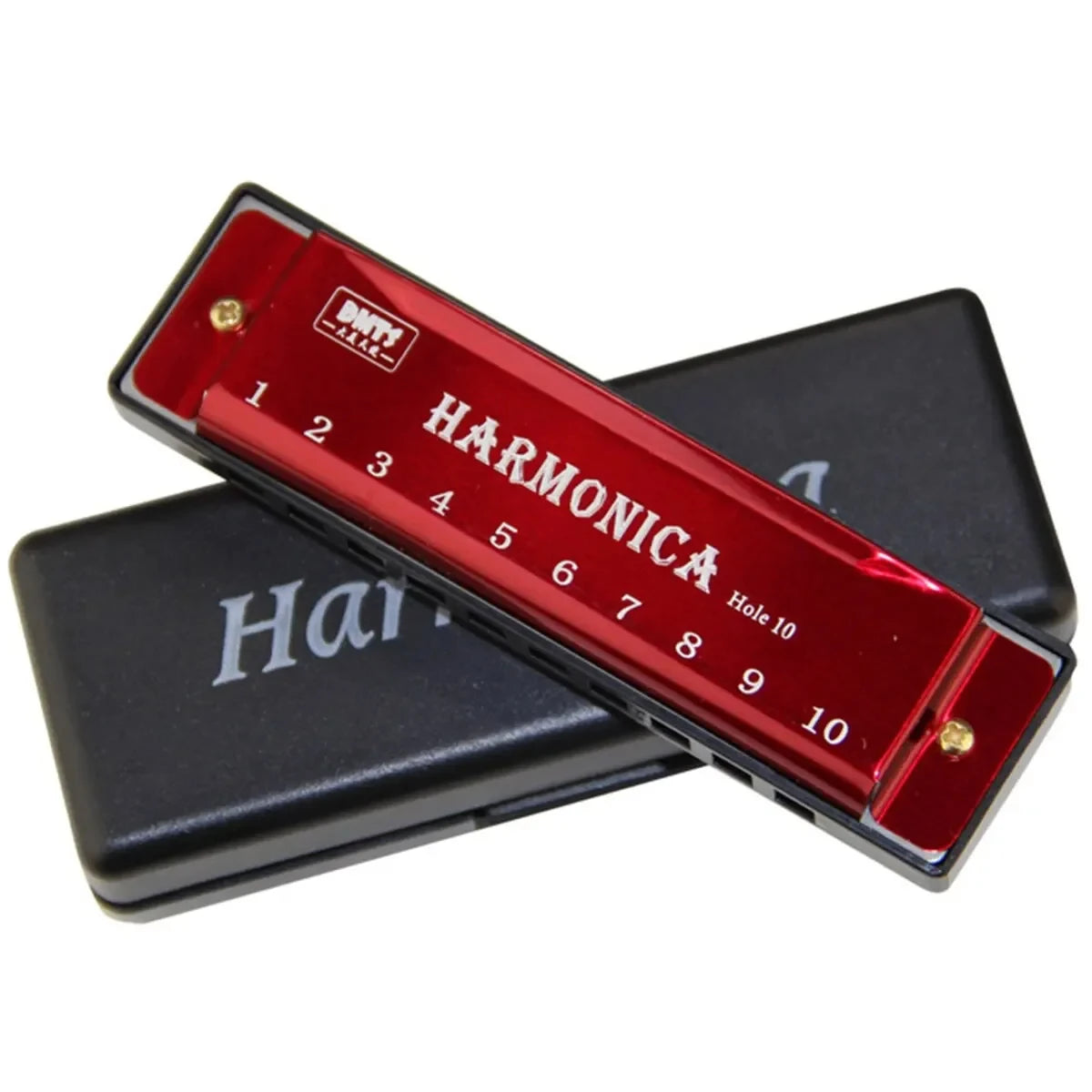 Harmonica Key of C 10 Hole Diatonic Harmonica C with Case for Beginner Students Kids Gift with Case Beauty World Shop