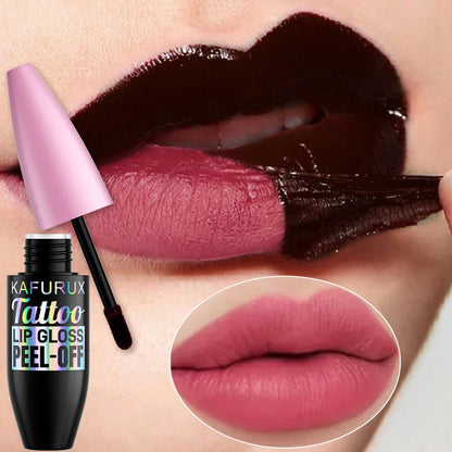 7 Colors Blading Lip Gloss Peel Long Lasting Waterproof Liquid Lipstick Pink Lip Glaze Transfer Resistant Lip Tint Makeup Gifts Beauty Trend Shop