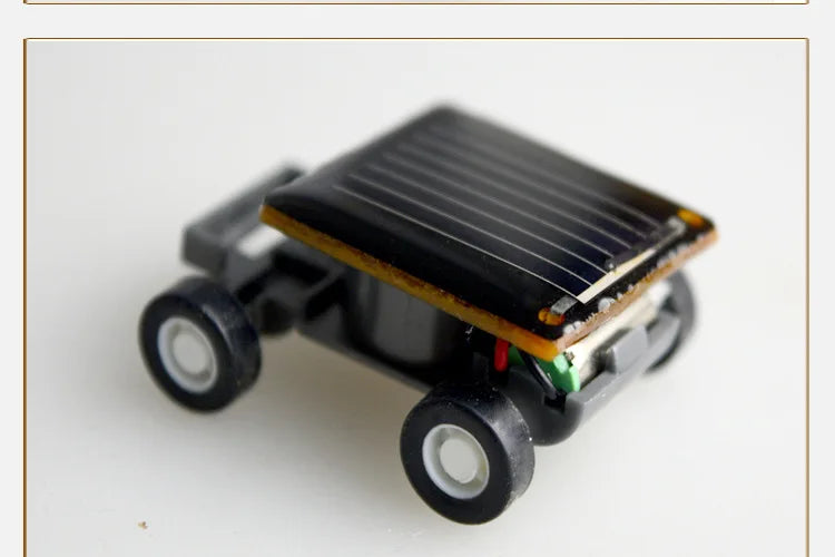 Solar Power Mini Sports Car Smaller Solar Power Project Car Mini Toy Car Educational Gadget Kids Gift Funny Racer Beauty World Shop