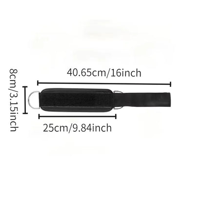 1PC Ankle Straps for Cable Machines Padded Ankle Cuffs for Leg Exercise WorkoutsFully Adjustable and Breathable Ankle Beauty World Shop