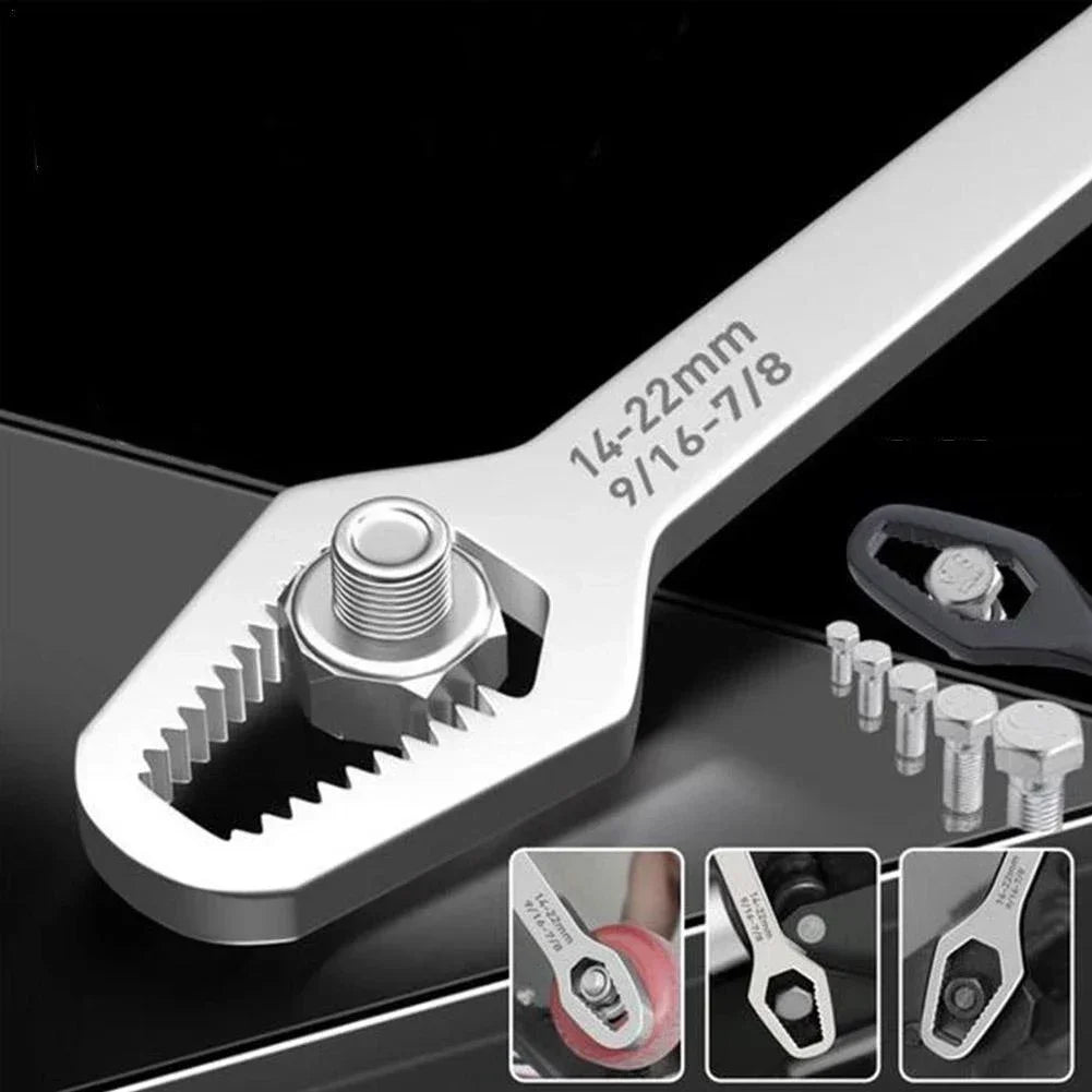 3-17mm Universal Torx Wrench Self-tightening Adjustable Glasses Wrench Board Double-head Torx Spanner Hand Tools for Factory Beauty World Shop