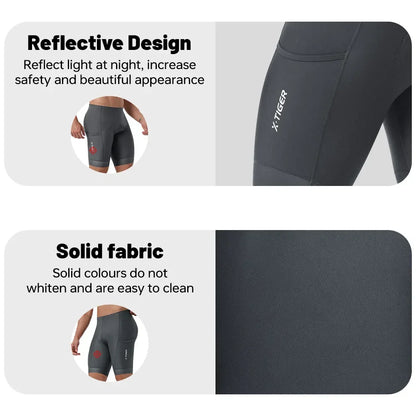 X-TIGER Cycling Shorts 6D Gel Cushioned Cycling Shorts MTB Cycling Briefs Cycling Lounge Pants Yoga Pants Sports Fitness Pants Beauty World Shop