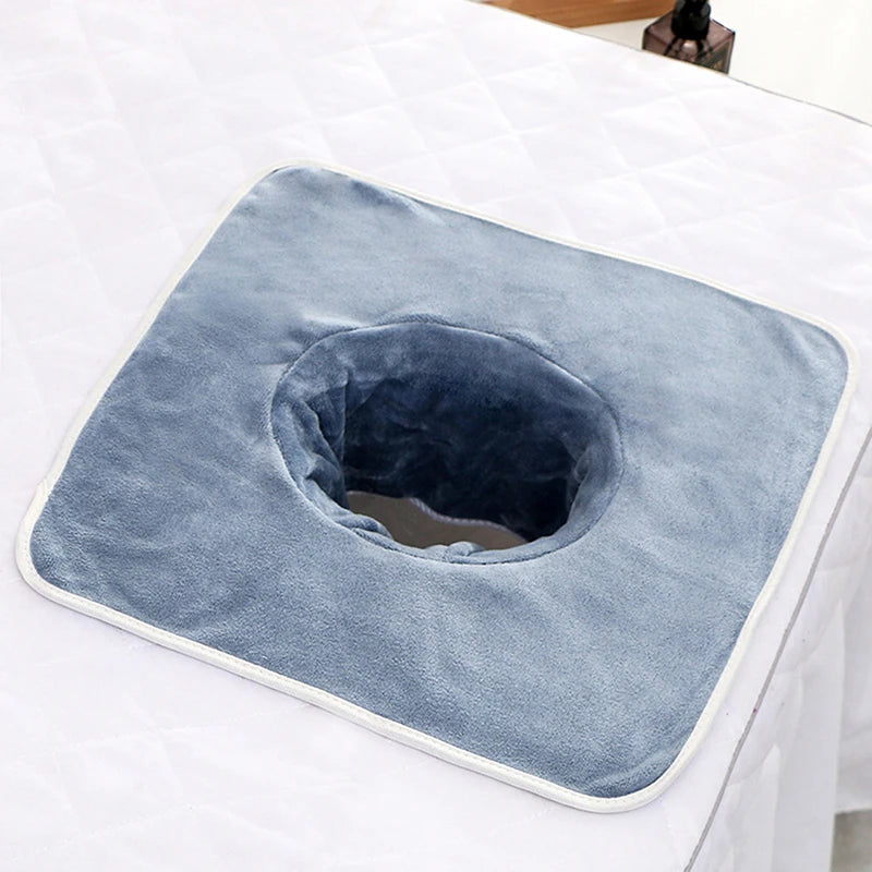 40*80cm Thickened Beauty SPA Massage Table Planking Face Towel With Hole Bed Bandana Beauty World Shop