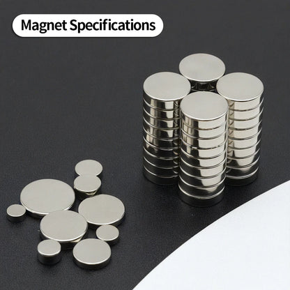 Powerful Neodymium Magnet N35 NdfeB Permanent Magnetic imanes Round Super Strong Fridge Magnets DIY 2/4/5/6/8/10x2/3mm Beauty World Shop