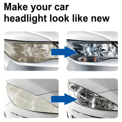 Car Headlight Restoration Polishing Kit - Scratch Remover & Oxidation Cleaner Repair Paste for Headlamp Assembly Beauty World Shop